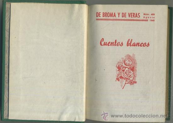 de broma y de veras :cuentos blancos-cuentos an - Compra venta en  todocoleccion