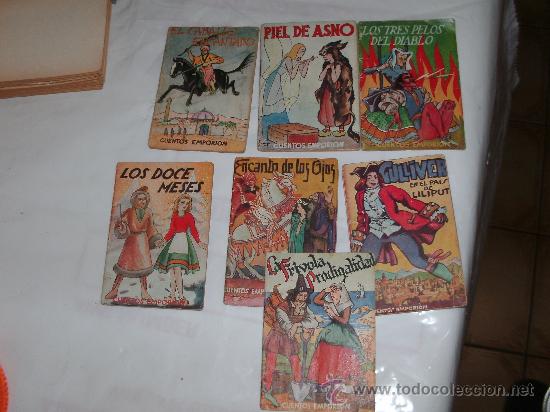 Libros de segunda mano: CUENTOS EMPORION - 8 LIBRITOS - Foto 1