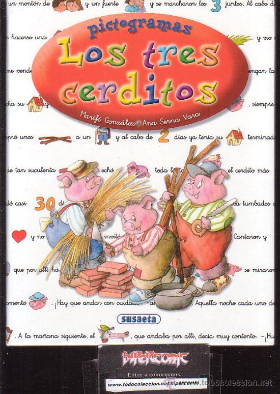 Gebrauchte B&uuml;cher: PICTOGRAMAS LOS TRES CERDITOS / AUTOR: MARIFE GONZALEZ, ANA SERNA VARA