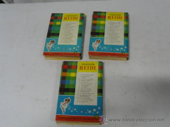 Libros de segunda mano: COLECCI&Oacute;N HEIDI. A&Ntilde;O 1965. - Foto 2