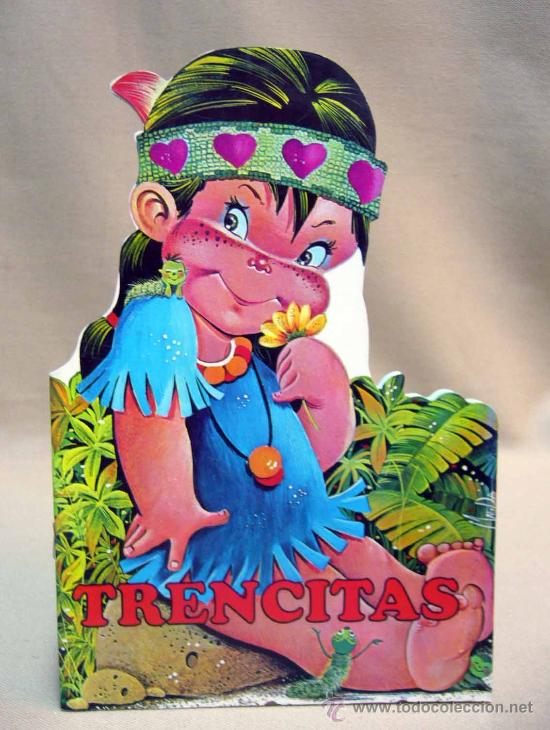 Libros de segunda mano: LIBRO INFANTIL, CUENTO TROQUELADO, COLECCION MAGDA, N&ordm; 2, TRENCITAS, EDICIONES TESTA