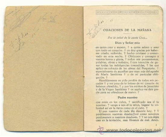 Libros de segunda mano: Librito .. Oraciones del colegio - Foto 2