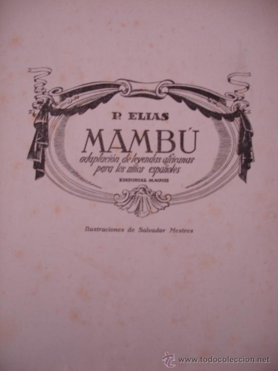 Libros de segunda mano: CUENTOS MAMBU BERTOLDO.AFRICA EDITORIAL MAUCCI. - Foto 4
