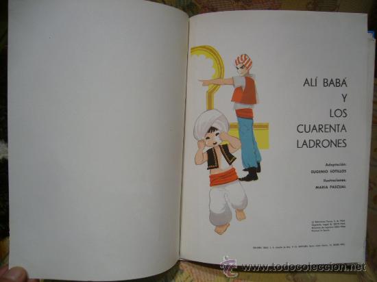 Libros de segunda mano: &rdquo;ALI BABA Y LOS CUARENTA LADRONES&rdquo;. 1&ordf; EDICION 1.964. - Foto 4