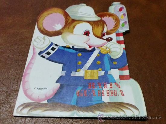 Libros de segunda mano: LIBRO COLECC.ANIMALES TROQUELADOS.-RATIN GUARDIA -ILUSTRADO POR BUSQUETS