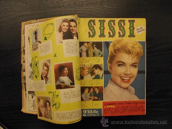 Libros de segunda mano: 59 REVISTAS JUVENIL SISSI, 20 CUADERNOS DE NOVELAS GRAFICAS Y ALMANAQUE 1960