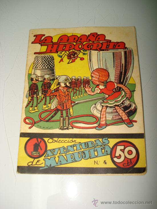 Libros de segunda mano: Antiguo Cuento LA ARA&Ntilde;A HIPOCRITA de la Colecci&oacute;n AVENTURAS DE MARUJITA del a&ntilde;o 1939