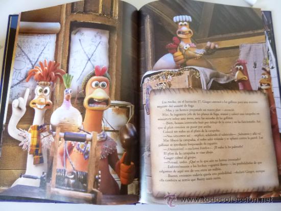 Libros de segunda mano: CHICKEN RUN.EVASI&Oacute;N EN LA GRANJA (NICK PARK). EDICIONES B, 2000. - Foto 3