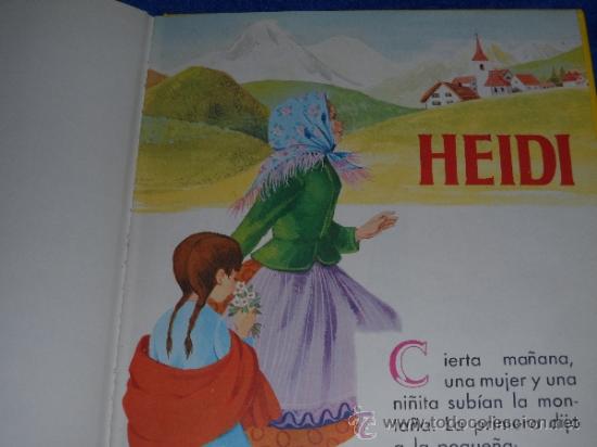 Libros de segunda mano: Heidi - Colecci&oacute;n Esmeralda - fher (1975) &iexcl;Impecable! - Foto 4