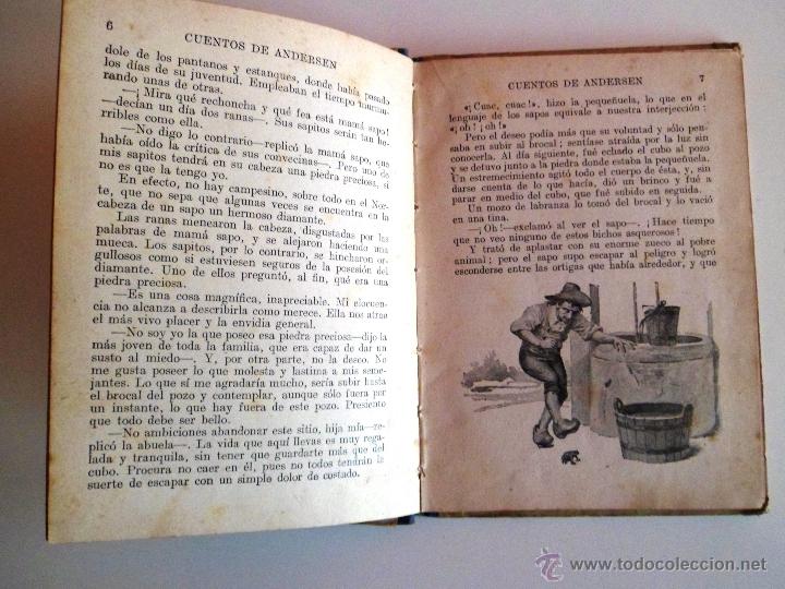 Libros de segunda mano: ANDERSEN. CUENTOS. BIBLIOTECA SELECTA. RAM&Oacute;N SOPENA.(1943) - Foto 5