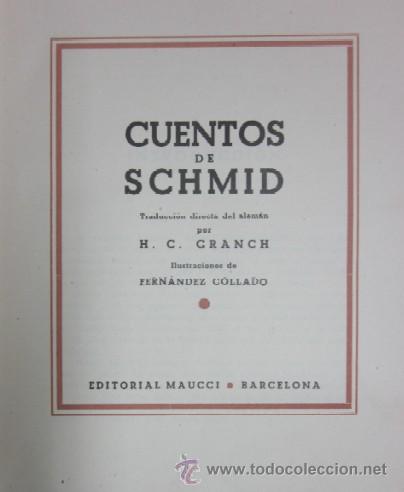 Libros de segunda mano: CUENTOS - SCHMID - Foto 2