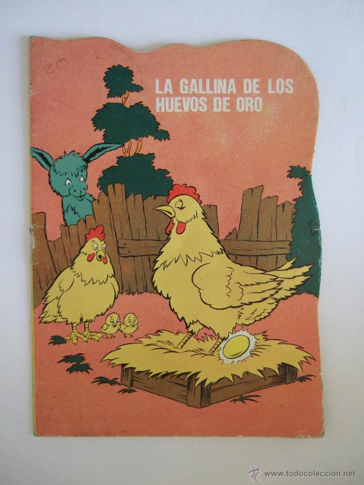 Libri di seconda mano: LA GALLINA DE LOS HUEVOS DE ORO - PEQUE&Ntilde;O CUENTO TROQUELADO - 1983 - EDITORIAL VILMAR