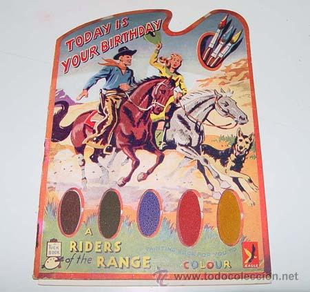 Libri di seconda mano: ANTIGUO CUENTO INGLES PARA COLOREAR - YOU ARE A BIRTHDAY PAINTING BOOK FOR YOU - TO COLOUR - TODAY I