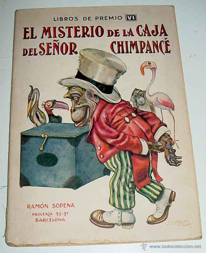 Libros de segunda mano: ANTIGUO CUENTO EL MISTERIO DE LA CAJA DEL SE&Ntilde;OR CHMPANCE - LIBRO DE PREMIO VI - ILUSTRACIONES J. LLA