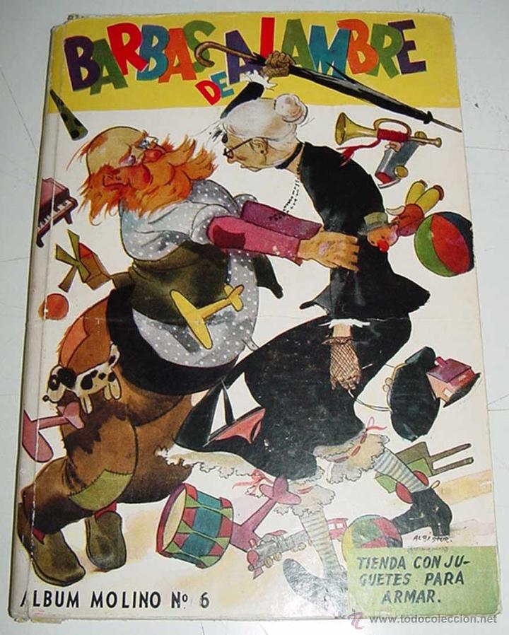 Gebrauchte B&uuml;cher: CUENTO BARBAS DE ALAMBRE - ALBUM MOLINO NUM. 6 - CUENTO CON FIGURAS PARA ARMAR . ORIGINAL DE CADEL Y