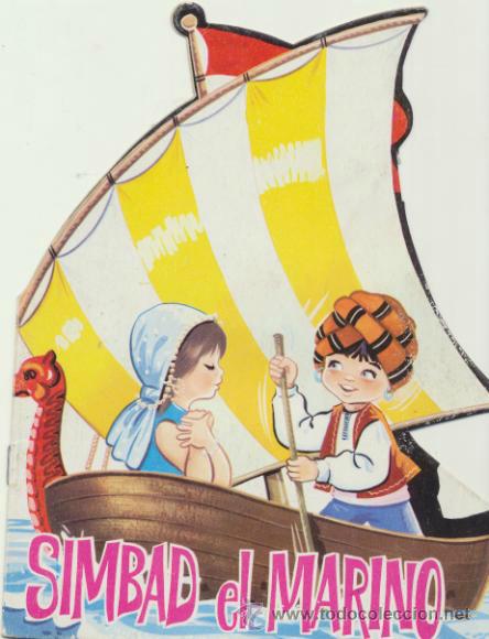 Libros de segunda mano: Simbad El marino. Cuento troquelado. Edic. Antalbe. - Foto 1