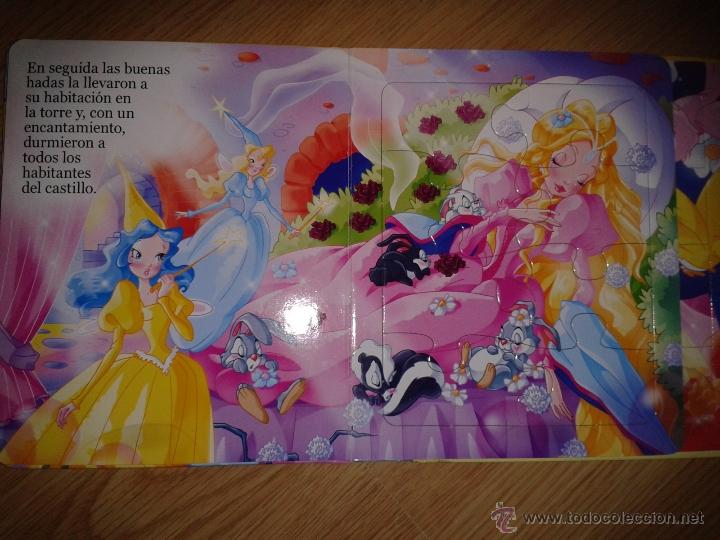 Libros de segunda mano: LA BELLA DURMIENTE - PUZLE - LIBRO CON 6 PUZLES - Foto 4