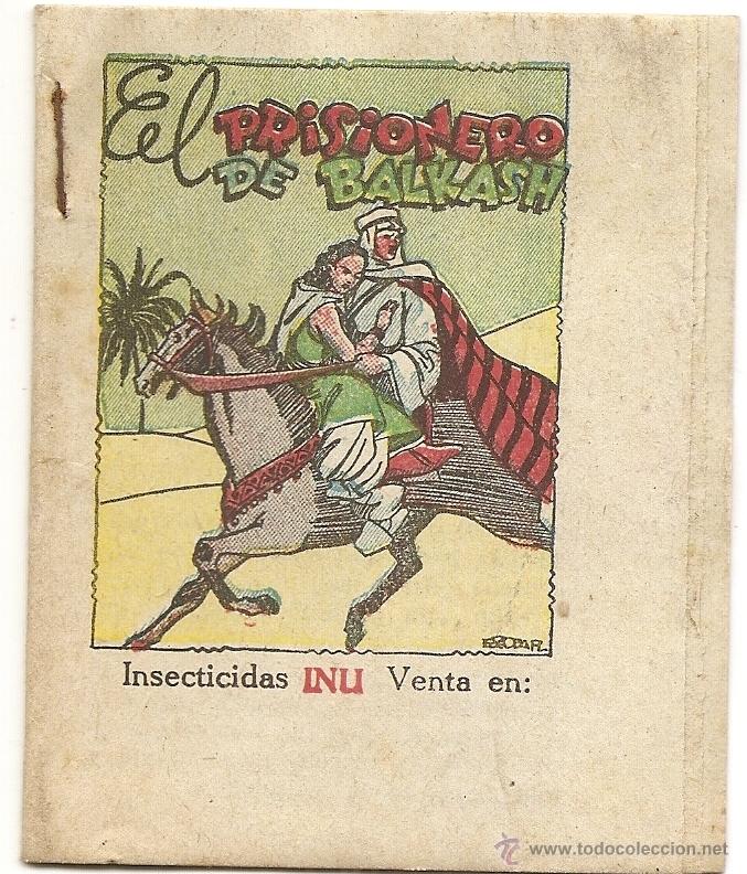 Libros de segunda mano: Cuentito El prisionero de Balkash. Publicidad de insecticidas INU