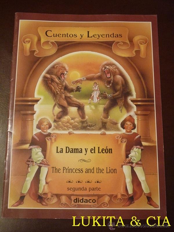 Libros de segunda mano: LA DAMA Y EL LE&Oacute;N - CUENTOS Y LEYENDAS - Foto 4