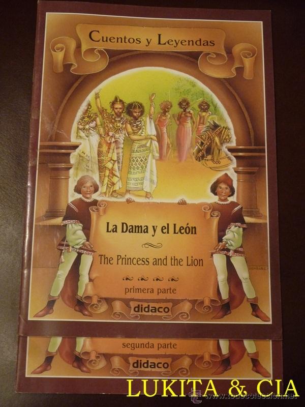 Libros de segunda mano: LA DAMA Y EL LE&Oacute;N - CUENTOS Y LEYENDAS - Foto 6
