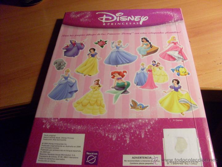Libros de segunda mano: PRINCESAS. LIBRO DE PLANTILLAS CON PEGATINAS (LB57) - Foto 4