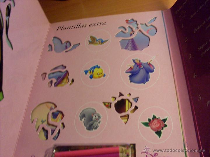 Libros de segunda mano: PRINCESAS. LIBRO DE PLANTILLAS CON PEGATINAS (LB57) - Foto 5