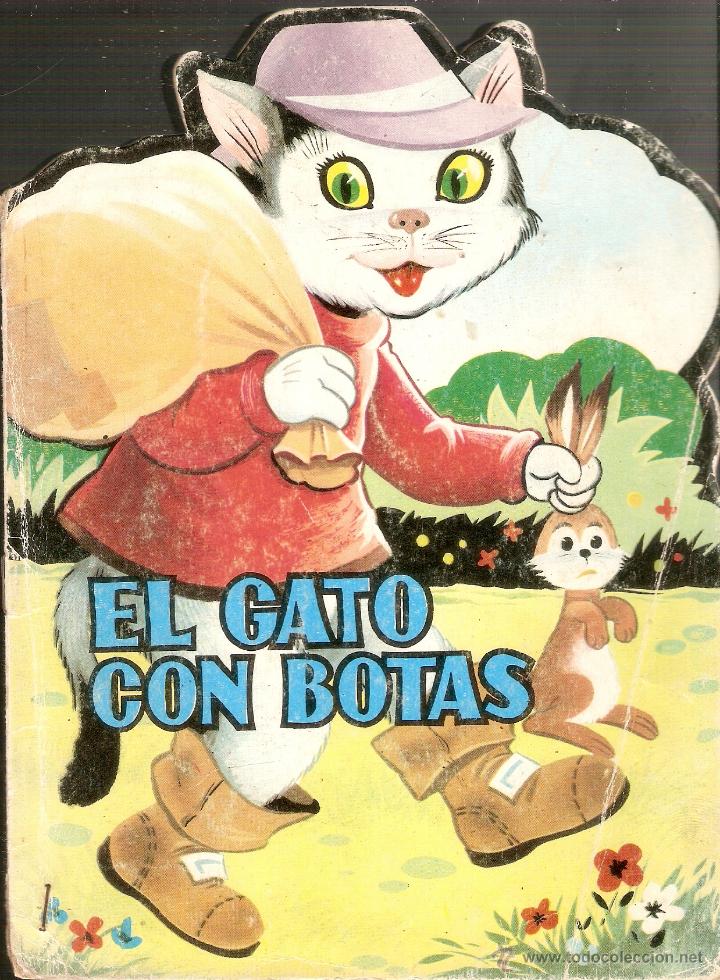 Libros de segunda mano: CUENTO TROQUELADO - EL GATO CON BOTAS - EDITORIAL ANTALBE - 1983 - Foto 1
