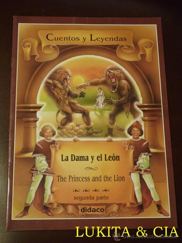 Libros de segunda mano: LA DAMA Y EL LE&Oacute;N - CUENTOS Y LEYENDAS - DIDACO - Foto 4