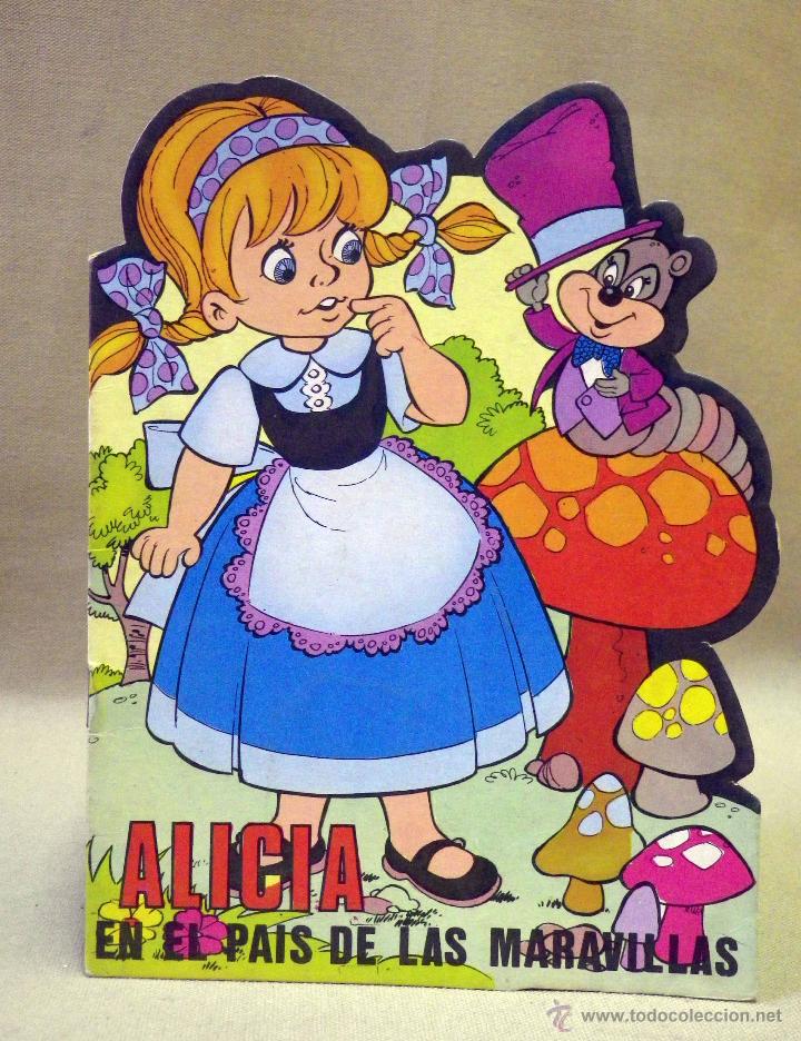 Libros de segunda mano: CUENTO, ALICIA EN EL PAIS DE LAS MARAVILLAS TROQUELADOS CLASICO, 8 PAGINAS, PRODUCCIONES EDITORIALES