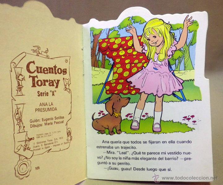 Libros de segunda mano: CUENTO, ANA LA PRESUMIDA, TORAY, 1981, 8 PAGINAS - Foto 2