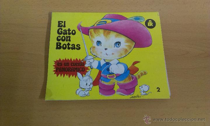 Libros de segunda mano: CUENTO INFANTIL PANORAMICO EL GATO CON BOTAS EDITORIAL ROMA - Foto 1