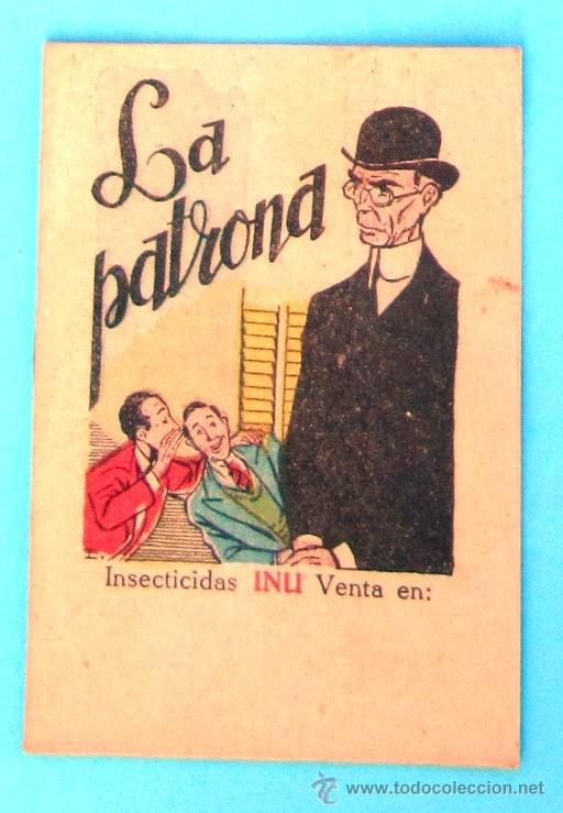 Gebrauchte B&uuml;cher: CUENTO LA PATRONA. REGALO DE INSECTICIDA INU. BARGU&Ntilde;A HNOS. BARCELONA, SIN FECHA.