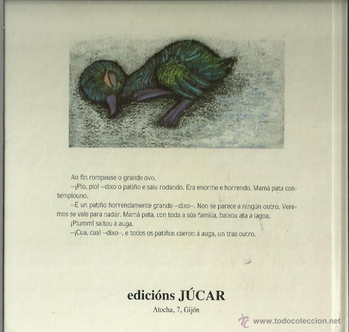 Libros de segunda mano: O PATI&Ntilde;O FEO EN GALLEGO - Foto 2