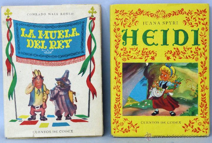Libros de segunda mano: Cuentos mÃ¡gicos Codex Heidi Joana Spyri La muela del rey ilustraciones movimiento Buenos Aires 1949 - Foto 2 - 46540062