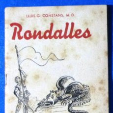 Libros de segunda mano: RONDALLES Nº 2. LLUIS G. CONSTANS. PUBLICIDAD DE CHOCOLATE TORRAS.
