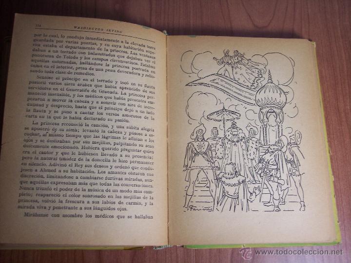 Libros de segunda mano: CUENTOS DE LA ALHAMBRA (WASHINGTON IRVING) - EDITORIAL MATEU - Foto 7