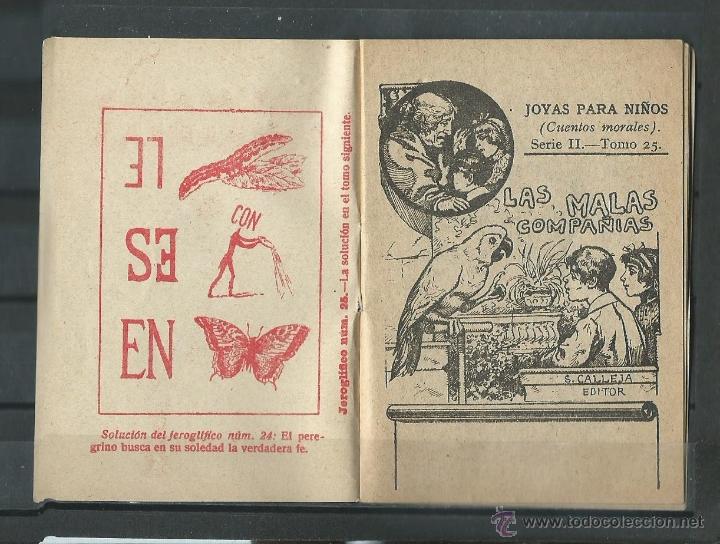 Libros de segunda mano: CUENTOS DE CALLEJA -  MALAS  COMPA&Ntilde;IAS - Foto 2
