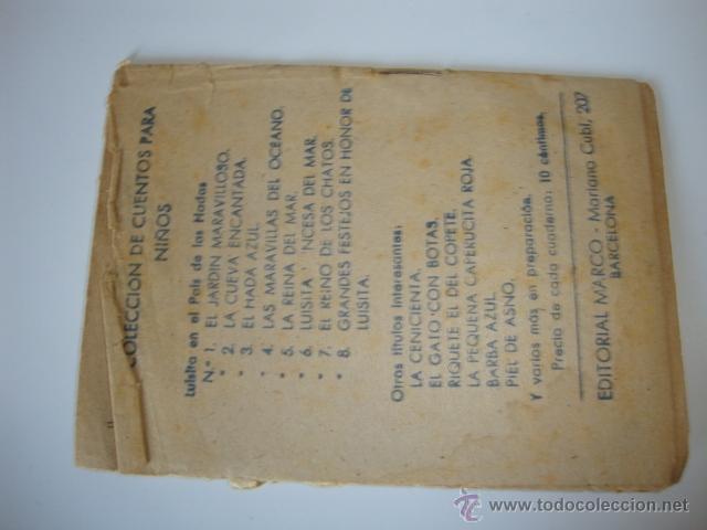 Libros de segunda mano: ANTIGUO CUENTO BARBA GRIS - Foto 3