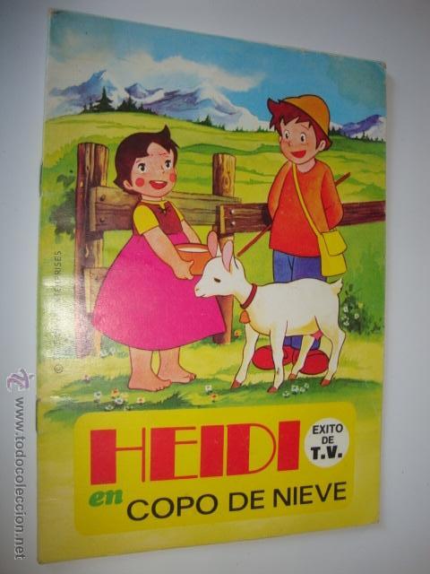 Libros de segunda mano: ANTIGUO CUENTO HEIDI EN COPO DE NIEVE BRUGUERA A&Ntilde;O 1975 N&ordm; 3