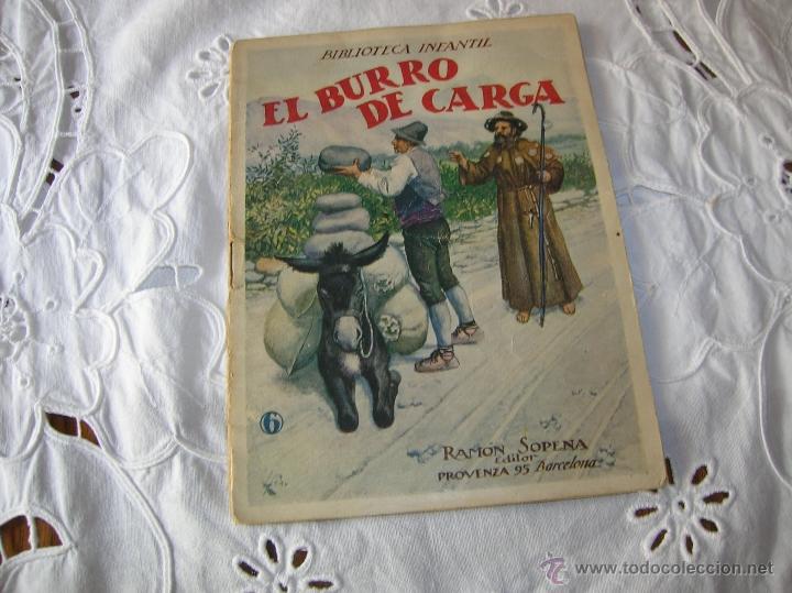 Libros de segunda mano: Cuento El burro de carga. Ram&oacute;n Sopena editor - Foto 1