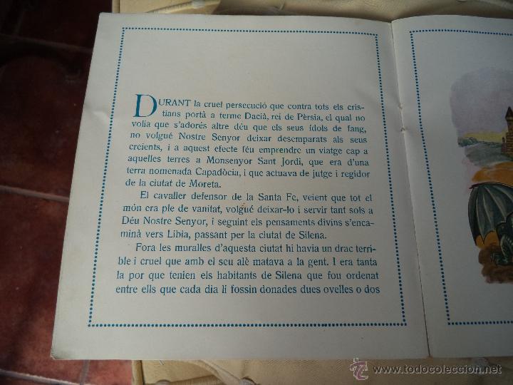 Libros de segunda mano: Cuento en catal&aacute;n Sant Jordi. - Foto 3