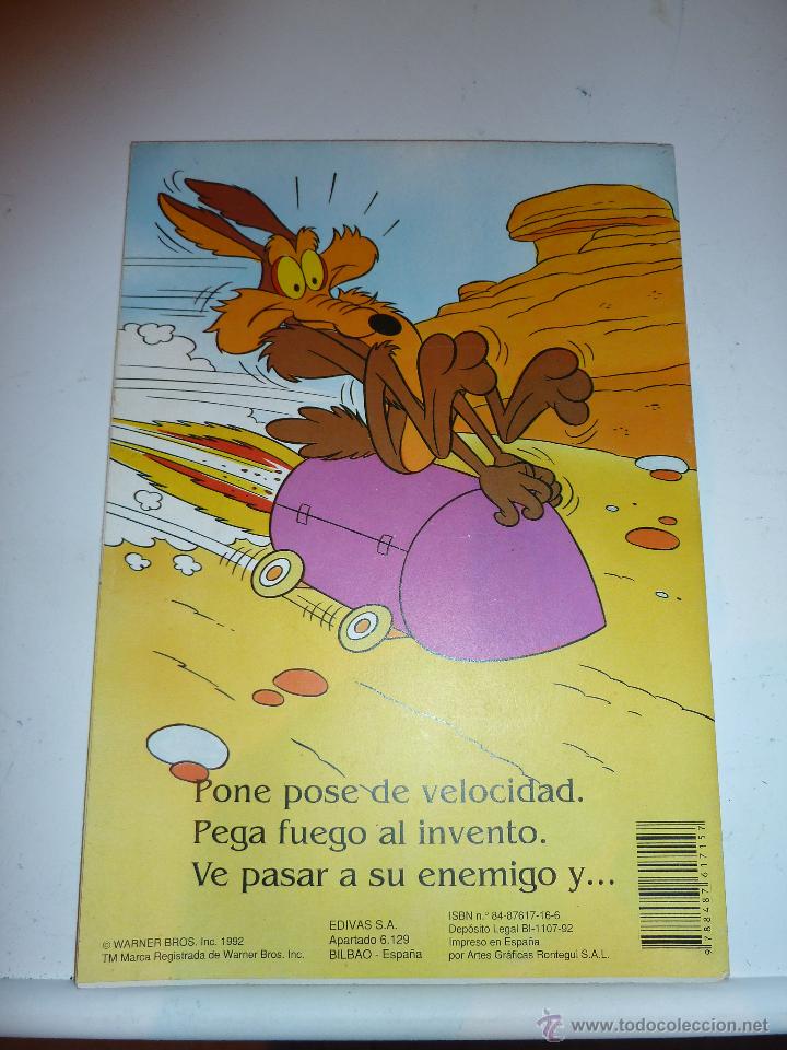 Libros de segunda mano: CUENTO POSTER COYOTE Y SUS AMIGOS EL COHETE EDITORIAL EDIVAS - Foto 2