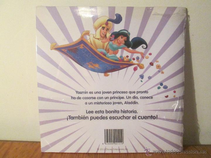 Libros de segunda mano: ALADDIN LIBRO + AUDIOCUENTO DISNEY. ALADINO PRECINTADO - Foto 2