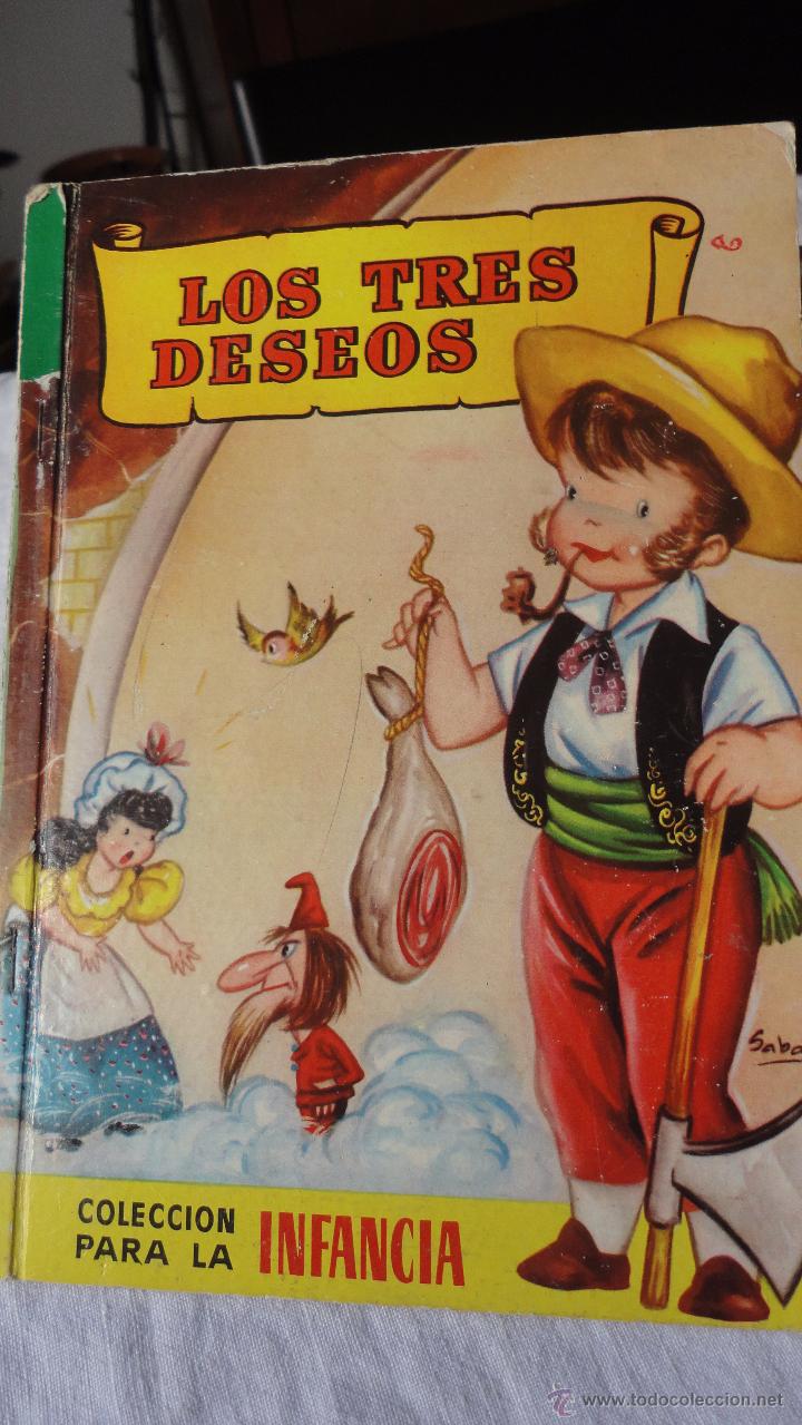 Libros de segunda mano: LOS TRES DESEOS. COLECCION PARA LA INFANCIA BRUGUERA.1962