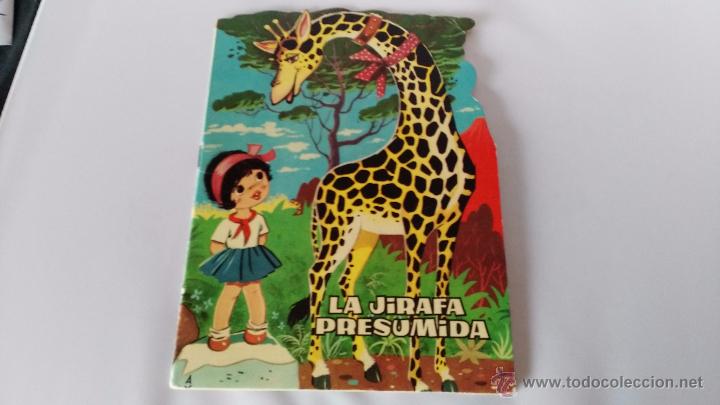 Libros de segunda mano: cuento troquelado antiguo la jirafa presumida
