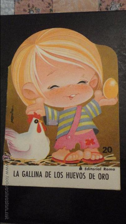 Libros de segunda mano: LA GALLINA DE LOS HUEVOS DE ORO.EDITORIAL ROMA.TROQUELADOS CHISPA.1981?