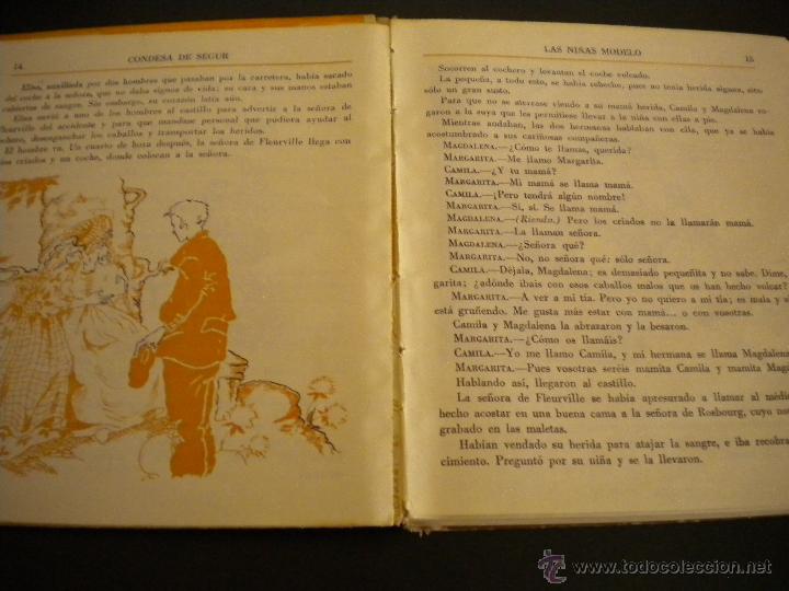 Libros de segunda mano: Las ni&ntilde;as modelo / Condesa de Segur - Foto 3