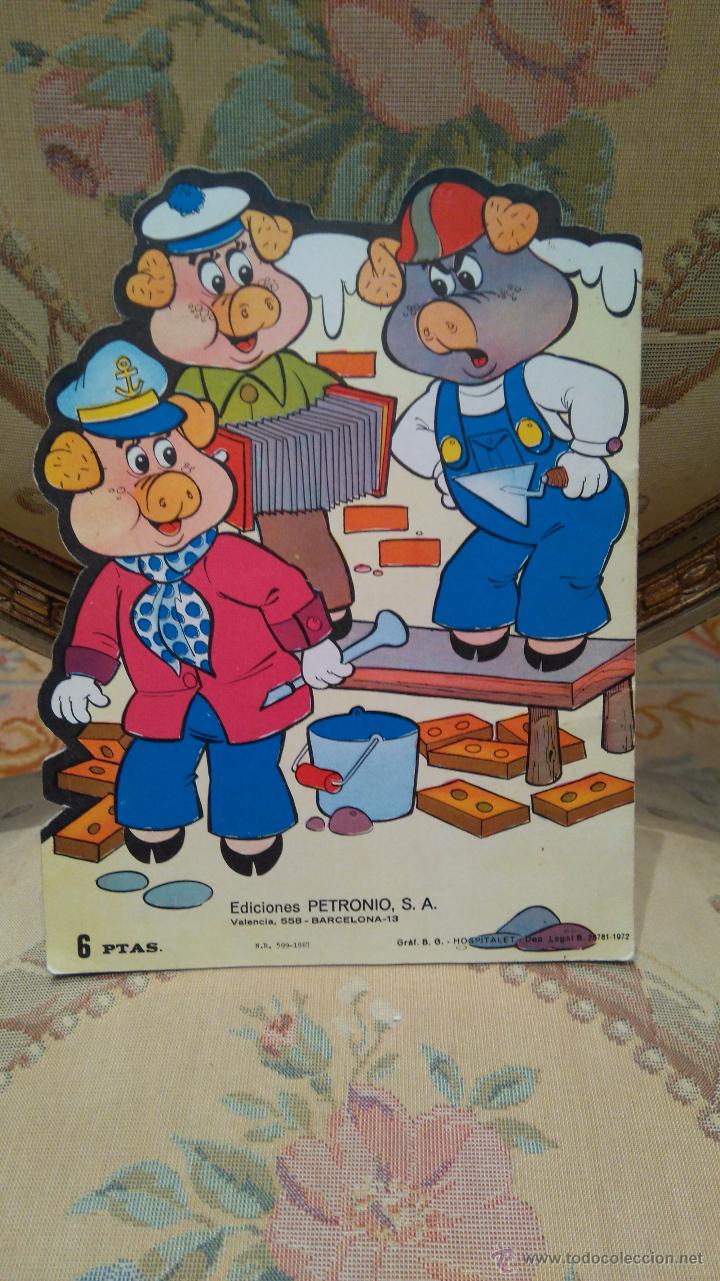 Libros de segunda mano: LOS TRES CERDITOS. CUENTO TROQUELADO. - Foto 2