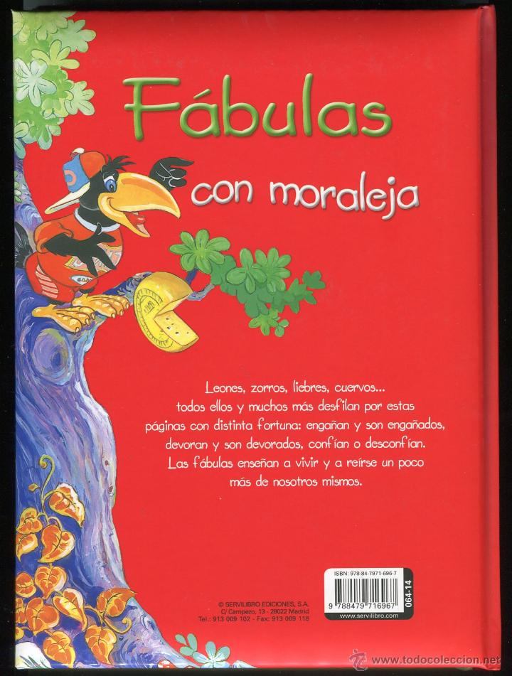 Fabulas Con Moraleja De Esopo Y Samaniego Servi Comprar Libros De