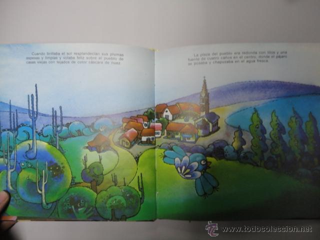 Libros de segunda mano: CUENTO CARTON&Eacute; - EL P&Aacute;JARO AZUL - Foto 2